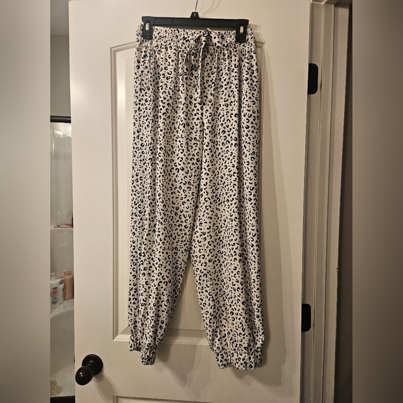 Pants - Leopard Print Lounge Pants NWOT